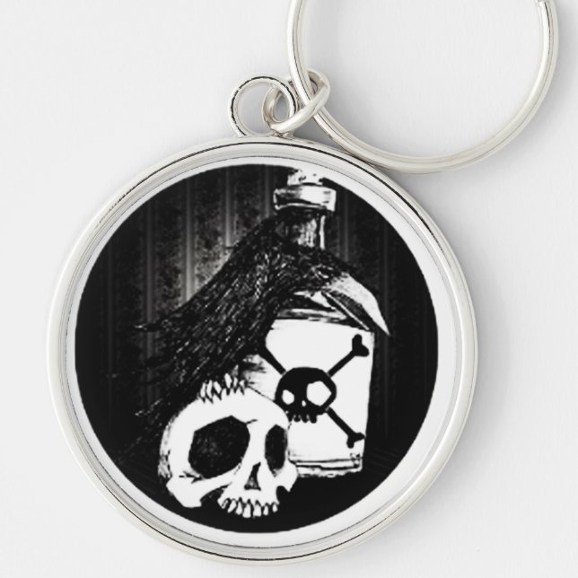 Poe's Desk Key Ring (Front)