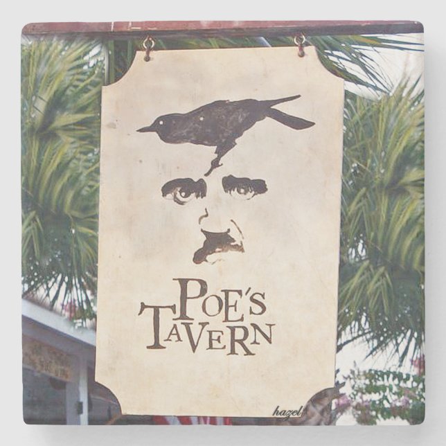 Poe's Tavern Sullivan's Island, Charleston, Stone Coaster (Front)