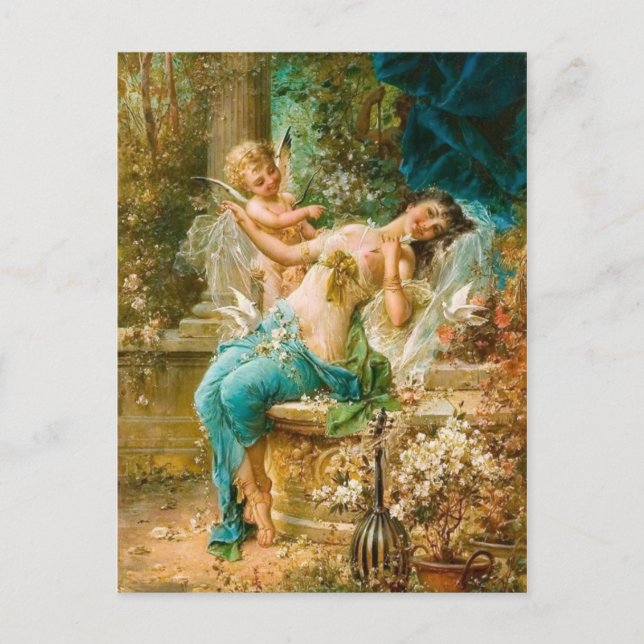 Poesia - by Herbert James Draper Postcard (Front)