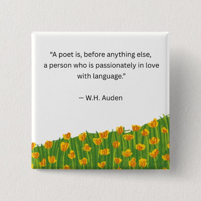 Poet Button (Front)