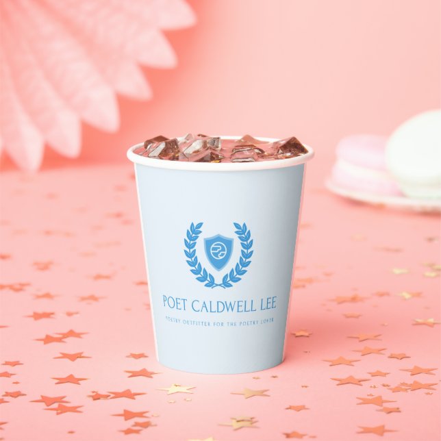 Poet Caldwell Lee Party Paper Cups (Insitu)