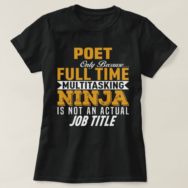 Poet T-Shirt (Design Front)