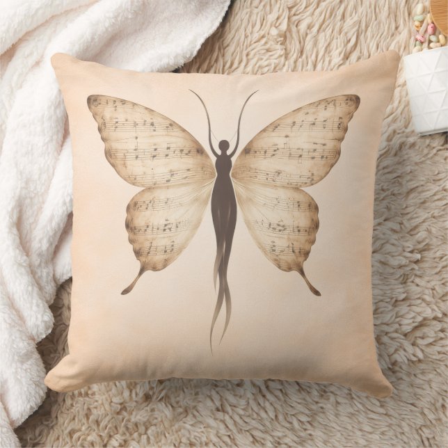 Poetic Butterfly Form Cushion (Blanket)