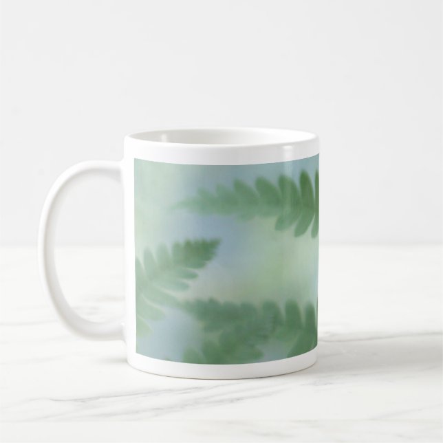 Poetic Earth Month - Meditative Fern Mug (Left)