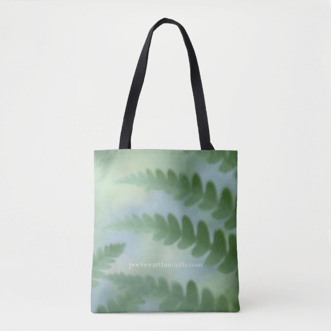 Poetic Earth Month - Meditative Fern Tote (Front)