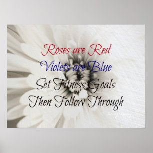 Poetic Fitness Flower! Poster