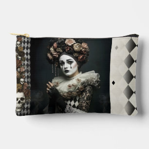 Poetic Gothic Motifs Accessory Pouch
