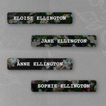 Poetic personalised Name Labels Adults/Teens