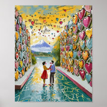Poetic Play: Magnetic Love Poetry Wall