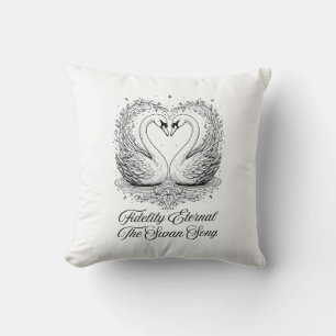 Poetic Swan T-Shirt, Mug Cushion