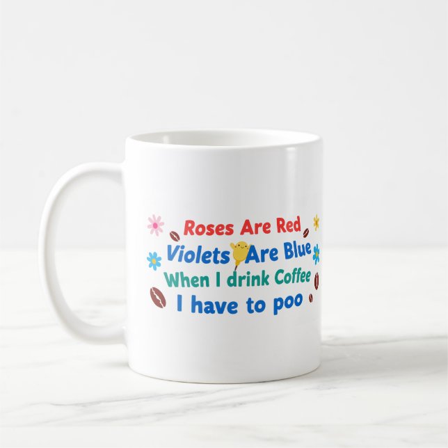 Poetic truth coffee mug (Left)