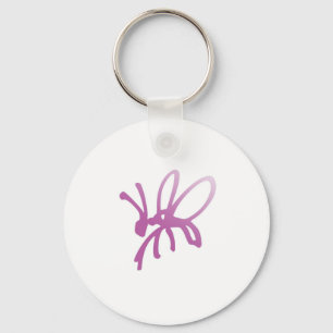 Poetica Bug Pink Key Ring