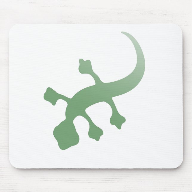 Poetica Gecko in Green Mouse Mat (Front)