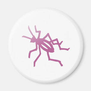 Poetica Pink Cricket Magnet