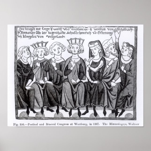 Poetical and Musical Congress Poster (Front)