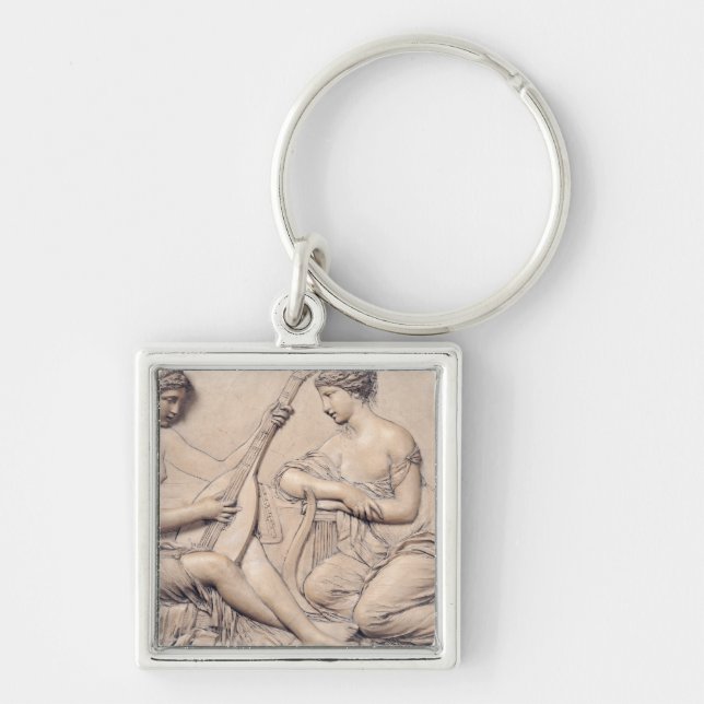 Poetry and Music Key Ring (Front)