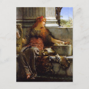 Poetry by Sir Lawrence Alma-Tadema Postcard