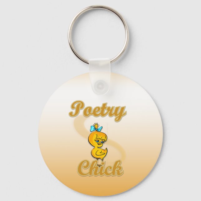 Poetry Chick Key Ring (Front)