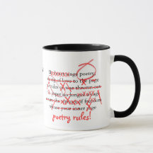 Poetry Group Edit Me Mug