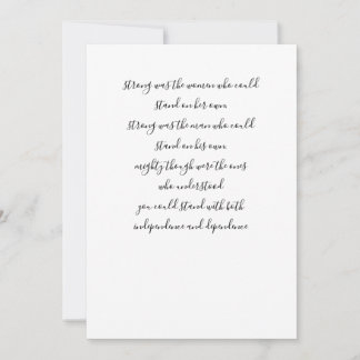 Poetry meets holiday card