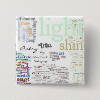 Poetry Mosaic Wordle Pin
