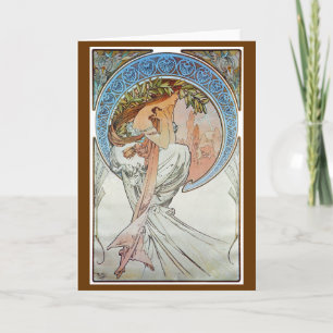 Poetry, Mucha Card