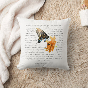 Poetry Painted Softly – Pillow by H.G. Alexandre