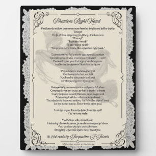 Poetry Phantom Right Hand Original Medieval Plaque