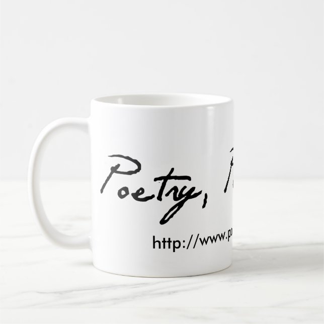 Poetry, Pure Poetry Coffee Mug (Left)