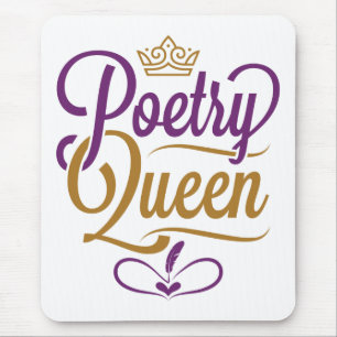 Poetry Queen Mouse Mat
