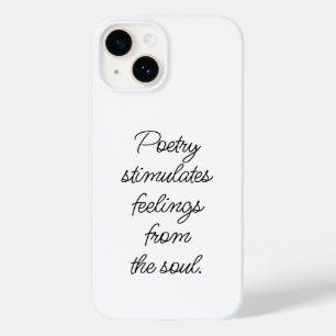 Poetry Stimulates iPhone Case