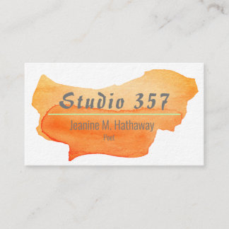 poet's business card