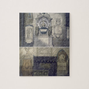 Poets' Corner, plate F from 'Westminster Abbey', e Jigsaw Puzzle