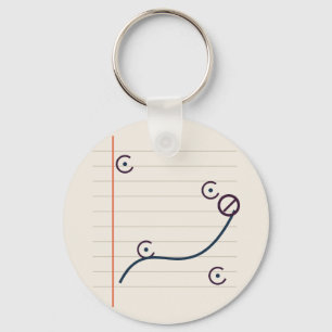 Poet's Margin literary Key Ring
