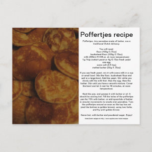 Poffertjes Postcard
