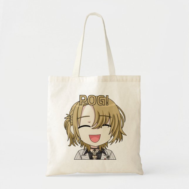 Pog! Chibi Tote Bag - Luca Kaneshiro Fanart (Front)