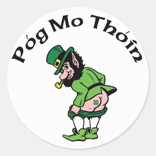 Image of Pog Mo Thoin Gift Classic Round Sticker