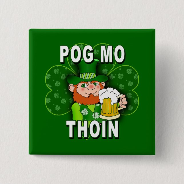 POG MO THOIN Tshirts and Products 15 Cm Square Badge (Front)