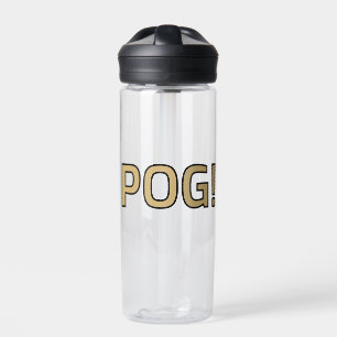 Pog! Text Water Bottle - Luca Kaneshiro Fanart