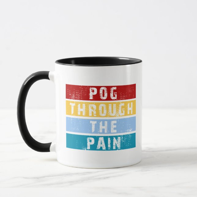 Pog Through The Pain Premium  Mug (Left)