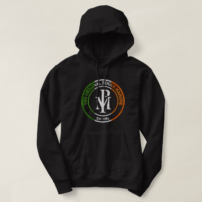 Pogue Mahone Logo Ireland Premium  Hoodie (Design Front)
