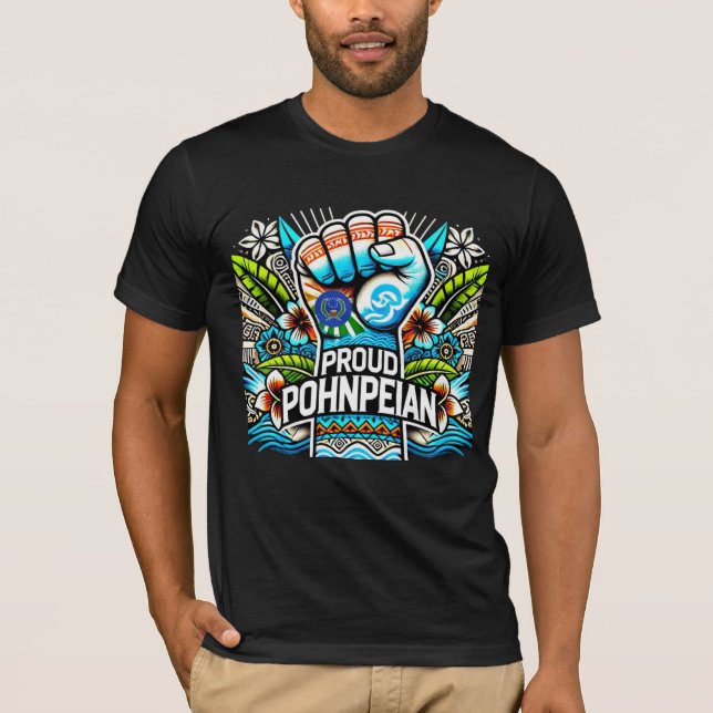 Pohnpei Kolonia Pacific Islander Micronesian T-Shirt (Front)