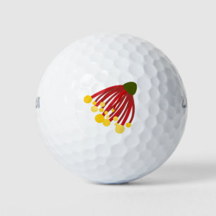 Pohutukawa Christmas Flower Golf Balls