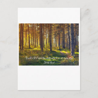 Poignant Betrand Russell Quote Postcard