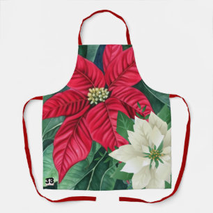 Poinsettia Apron