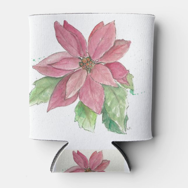 poinsettia can cooler (Front)