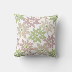 Poinsettia, Christmas Cushion