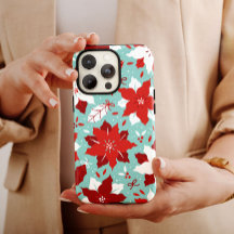 Poinsettia Christmas iPhone | Poinsettia iPhone