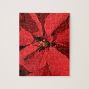 Poinsettia Christmas Jigsaw Puzzle