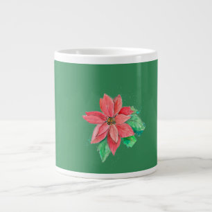 Poinsettia coffee mug